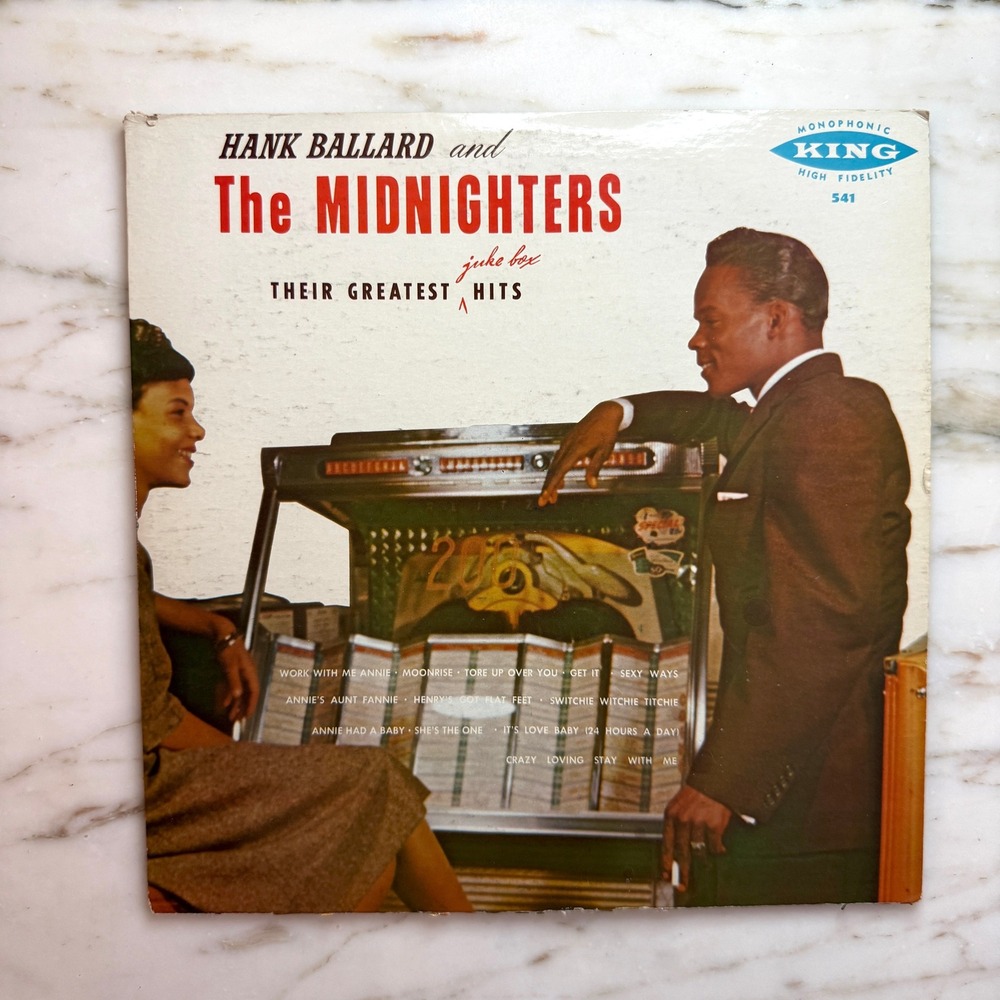 Hank Ballard & The Midnighters Greatest Jukebox Hits Vinyl LP King 541 Mono
